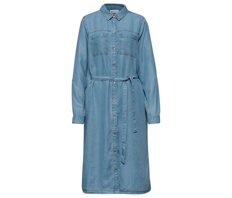 Street One Jeanskleid - Damen - Gr. 38 - hellblau