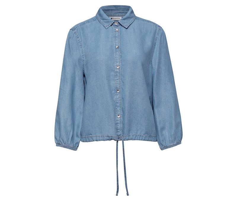 Street One Jeansbluse - Damen - Gr. 46 - hellblau