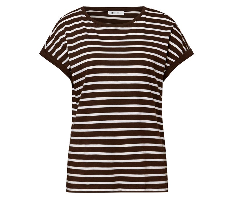 Street One T-Shirt - Damen - Gr. 38 - weiß
