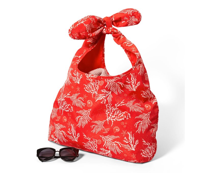 Tchibo - Faltbare Strandtasche - orange
