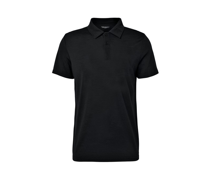Tchibo - He.-Poloshirt - Herren - Gr. L - schwarz