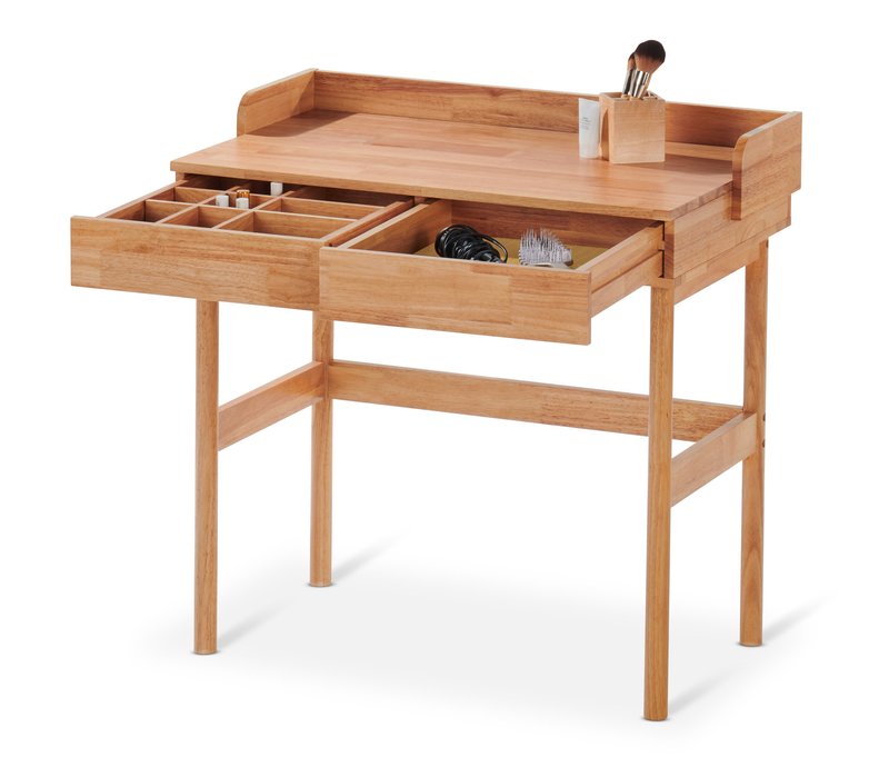 Tchibo - Schminktisch mit Schubladen - 83x48,5x81cm - braun - Holz / Holz