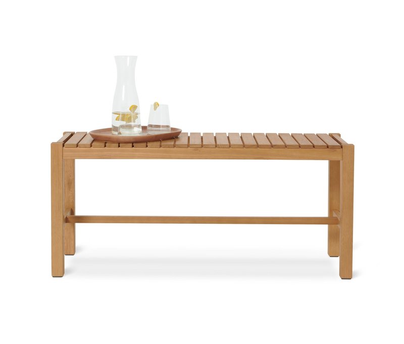 Tchibo - Bank »Lenja« - 100x35x45cm - braun - Eukalyptusholz / Polypropylen