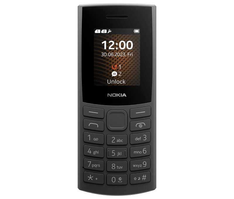 Nokia 105 4G 2023 charcoal (Refurbished)
