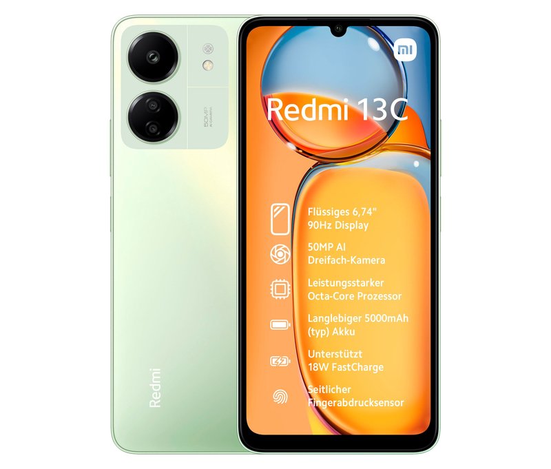 Xiaomi Redmi 13C 128 GB Clover Green