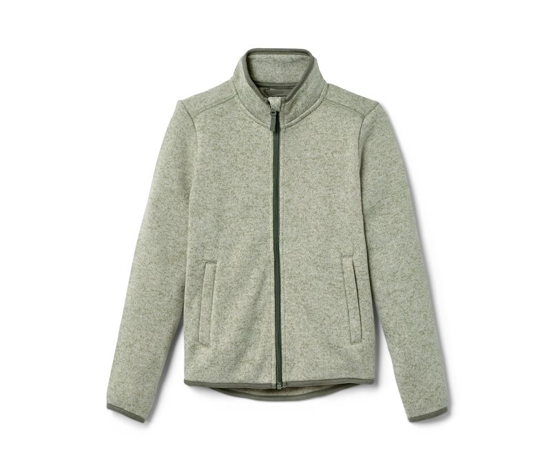 Tchibo - Strickfleece-Jacke - Kinder - Gr. 122/128 - grün