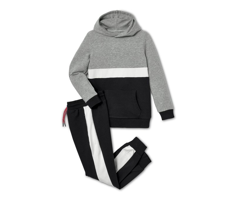 Tchibo - Sweat-Kombi - Gr. 122/128 - schwarz