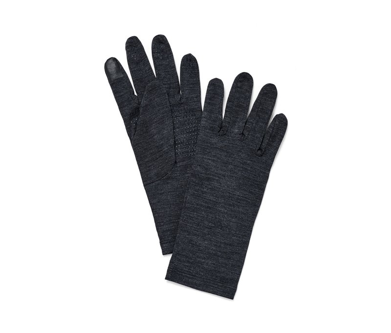 Tchibo - Handschuhe mit Wolle - Unisex - Gr. 7,5 - anthrazit