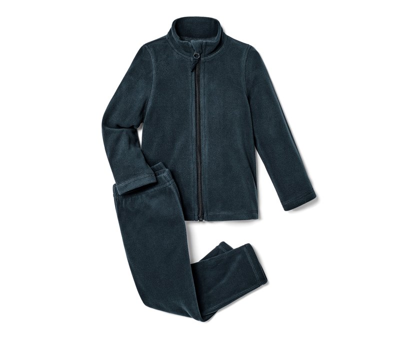 Tchibo - Kleinkinder-Fleece-Kombi - Kinder - Gr. 122/128 - dunkelblau