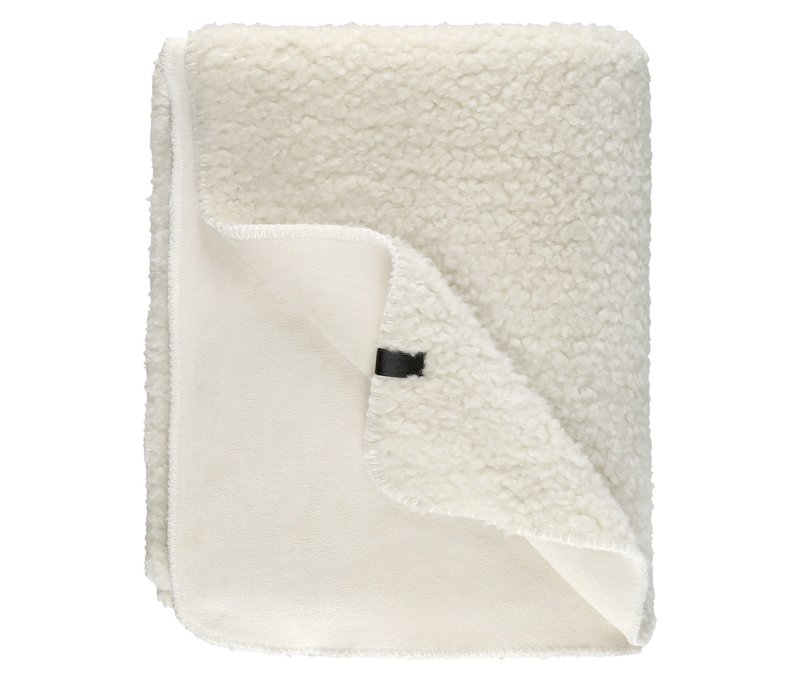 Tchibo - Schöner WOHNEN-Kollektion Wohndecke »Teddy« - offwhite