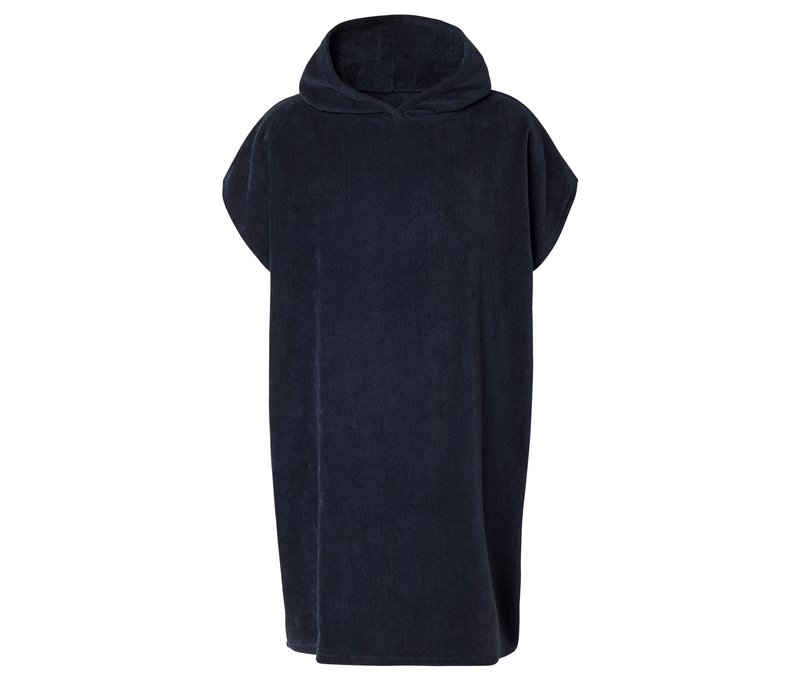 Tchibo - Frottee-Umzieh-Poncho - dunkelblau