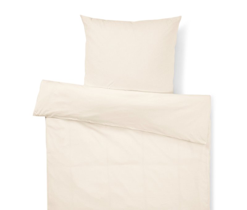 Tchibo - Jersey-Waffel-Bettwäsche - offwhite