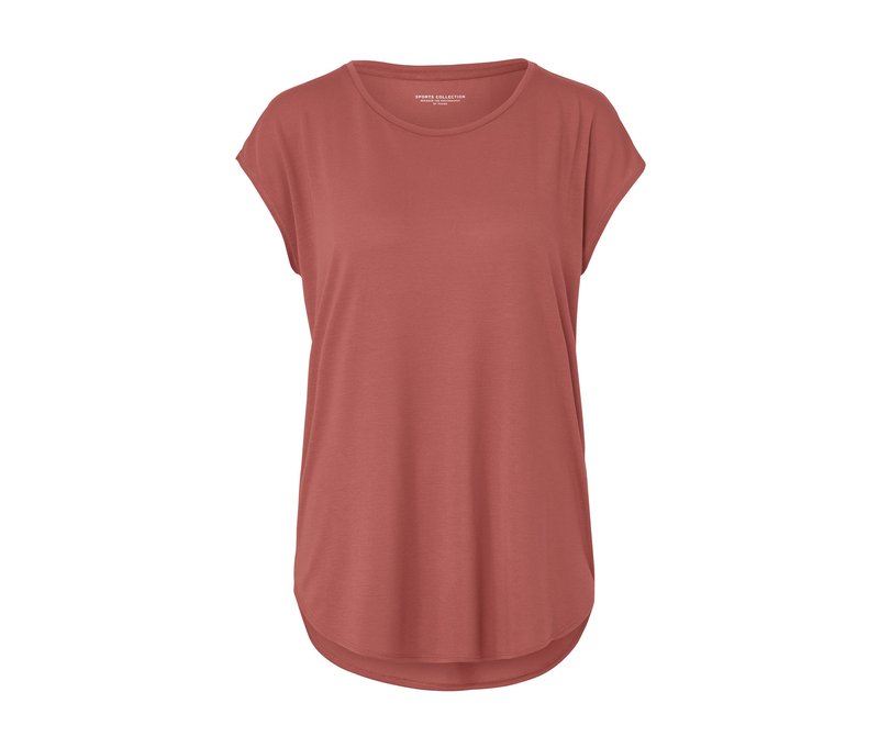 Tchibo - Sportshirt - Damen - Gr. L - terrakotta