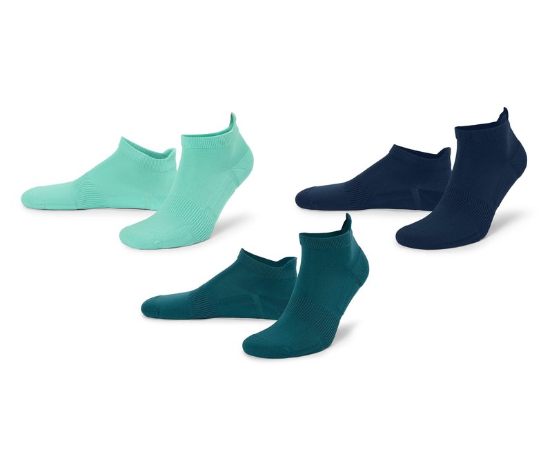 Tchibo - 3 Paar Sportsocken - Unisex - Gr. 39-42 - petrol