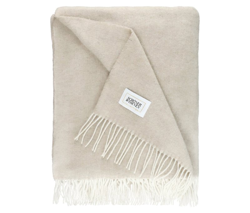 Tchibo - Schöner WOHNEN-Kollektion Wohndecke »Fact« - beige