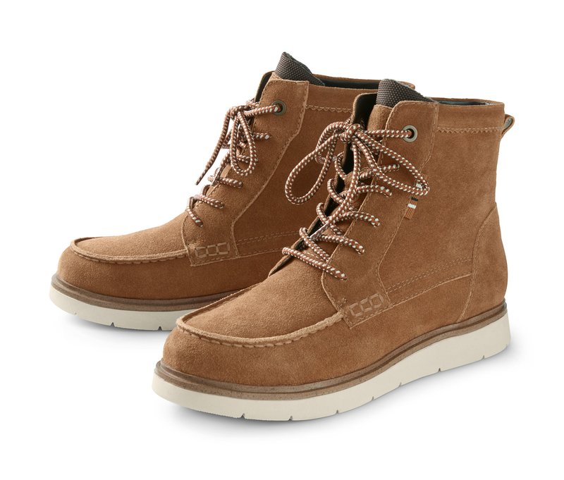 Tchibo - Veloursleder-Boots - Herren - Gr. 45 - braun