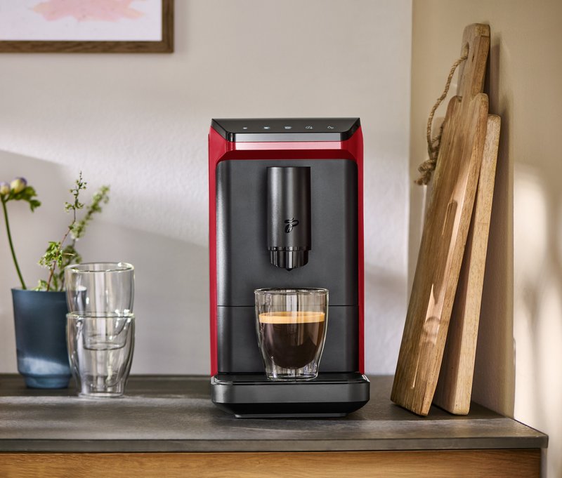 Tchibo - »Esperto mini« Kaffeevollautomat - rot