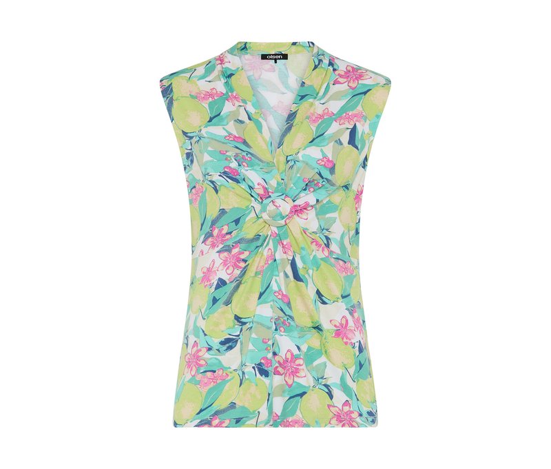 Tchibo - Olsen Top - Damen - Gr. 44 - blau