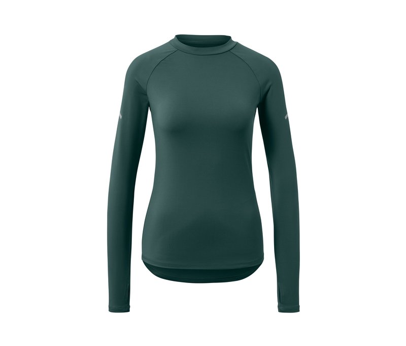 Tchibo - Langarm-Funktionsshirt - Damen - Gr. S - dunkelgrün