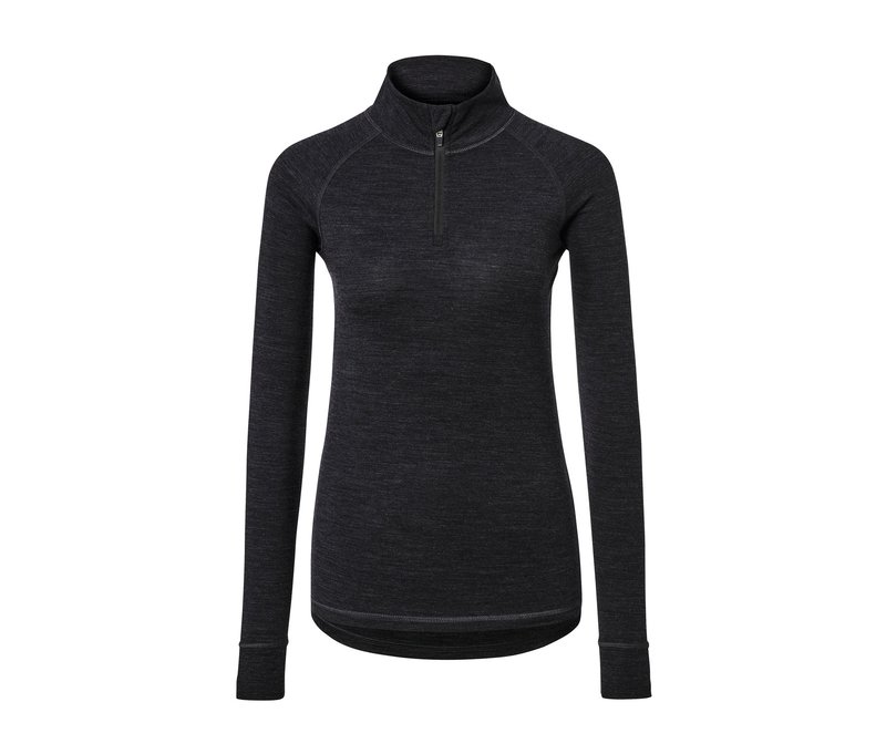 Tchibo - Da.Merino-Funktionsshirt - Damen - Gr. M - anthrazit