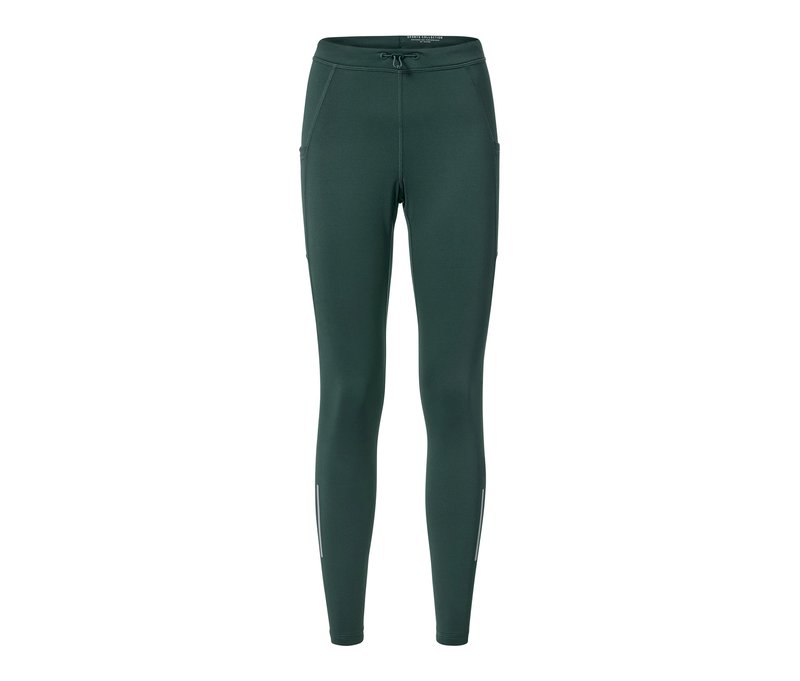 Tchibo - Thermo-Lauftight - Damen - Gr. XS - dunkelgrün