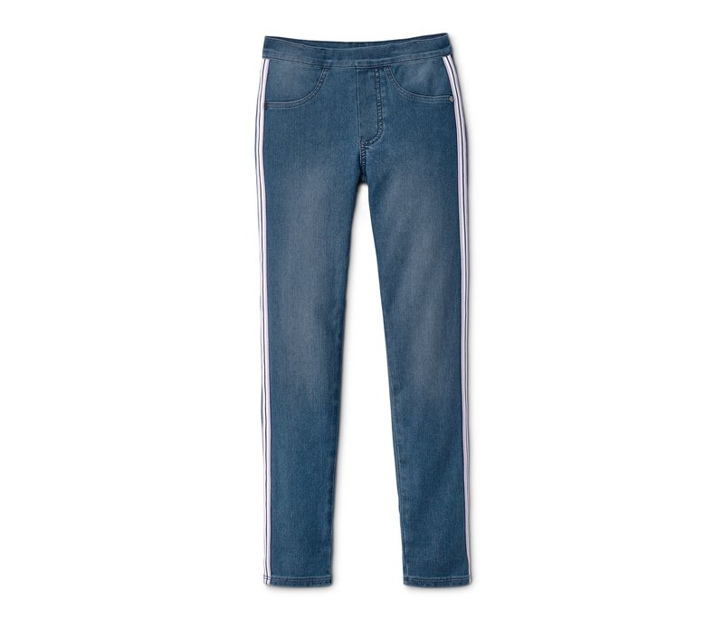 Tchibo - Stretch-Jeans - Mädchen - Gr. 134/140 - violett