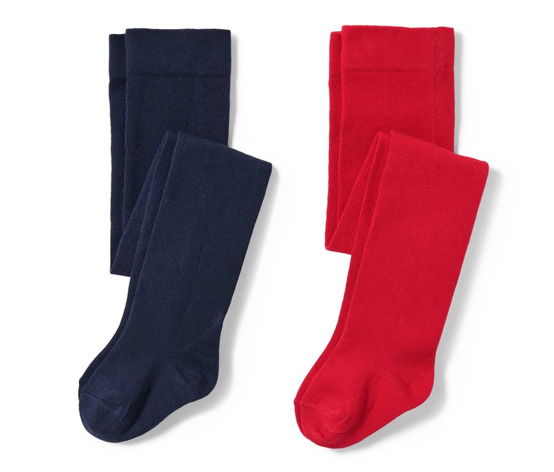 Tchibo - 2 Kinder-Strumpfhosen - Kinder - Gr. 146/152 - dunkelblau