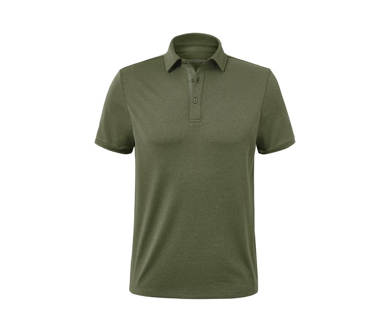 Tchibo - Funktions-Poloshirt - Herren - Gr. M - olivgrün