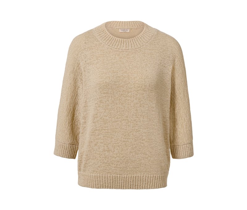 Tchibo - Sommerlicher Strickpullover aus Bändchengarn - Damen - Gr. XL - braun