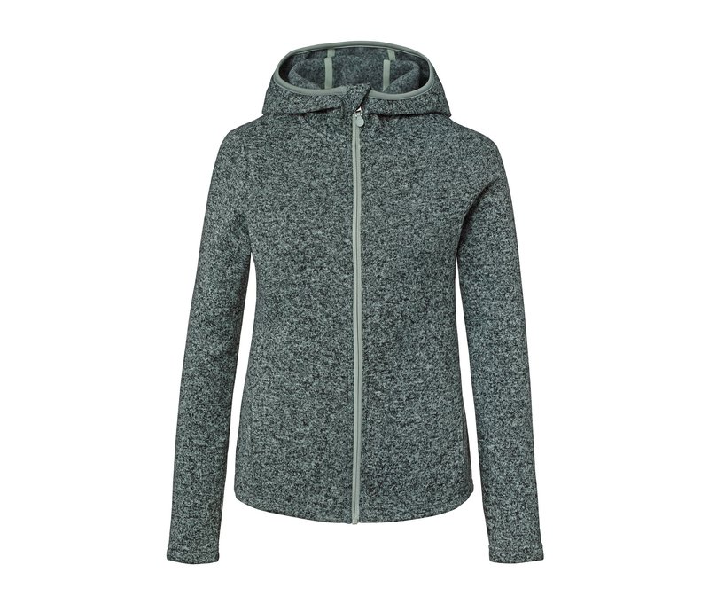 Tchibo - Strickfleece-Jacke - Damen - Gr. M - dunkelgrün