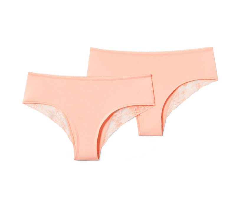 Tchibo - 2 Hipster - Damen - Gr. XS - apricot