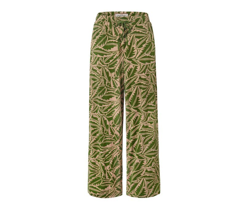 Tchibo - Bedruckte Palazzohose - Damen - Gr. XL - beige/print
