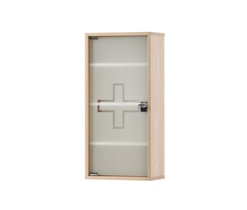 Tchibo - Medikamentenschrank - 34,5x19,5x71,5cm - braun - Holz