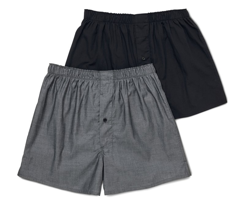 Tchibo - 2 Webboxershorts - Herren - Gr. Xl/7 - schwarz