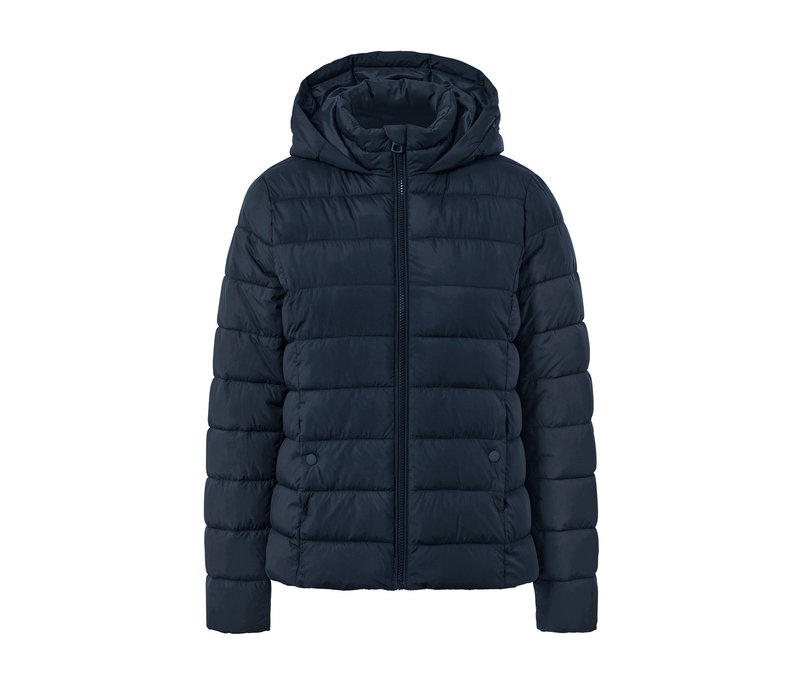 Tchibo - Steppjacke mit Kapuze - Damen - Gr. 36 - dunkelblau