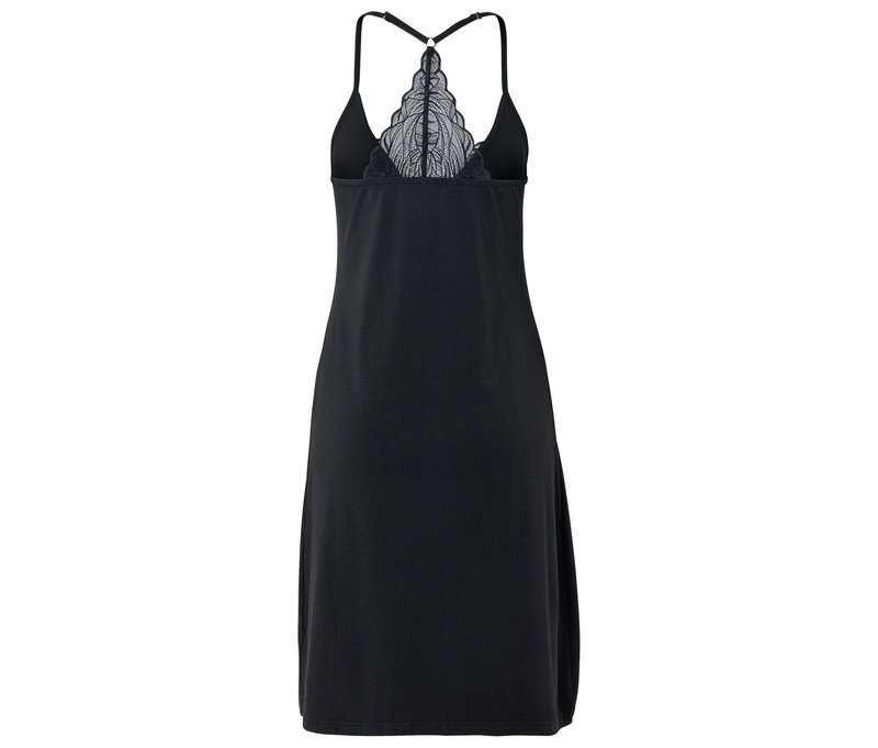 Tchibo - Trägernachthemd - Damen - Gr. XL - schwarz