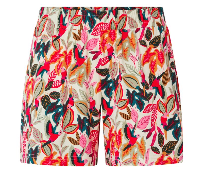 Tchibo - Shorts - Damen - Gr. XXL - creme/print