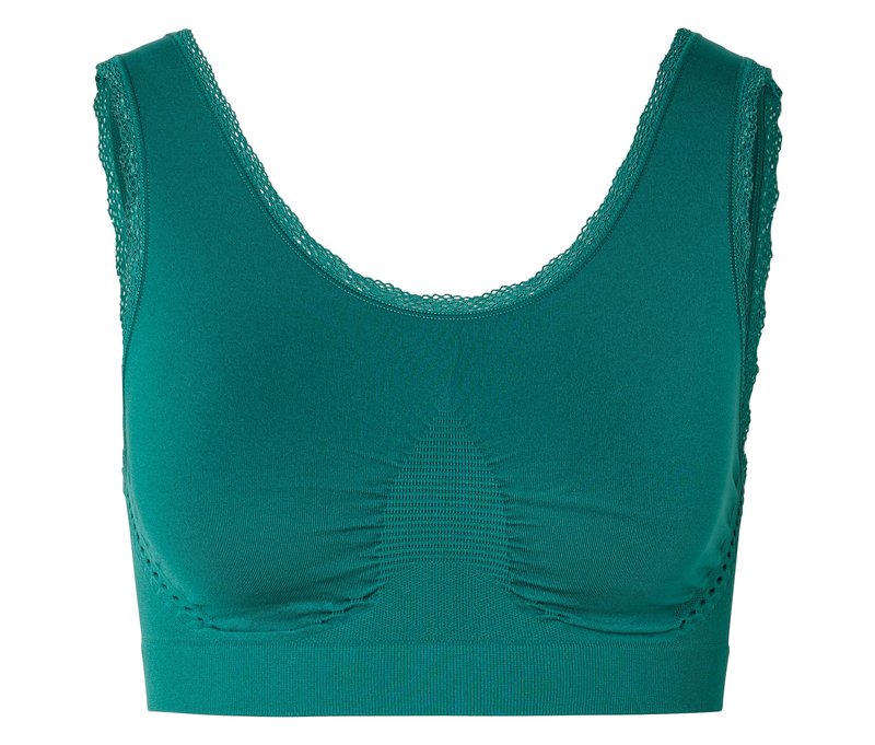 Tchibo - Seamless-Bustier - Damen - Gr. M - dunkelgrün
