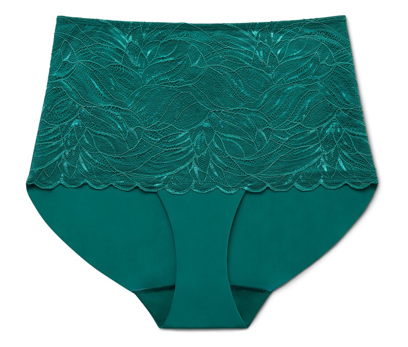 Tchibo - Highwaist-Panty »light-shaping« - Damen - Gr. XXL - dunkelgrün