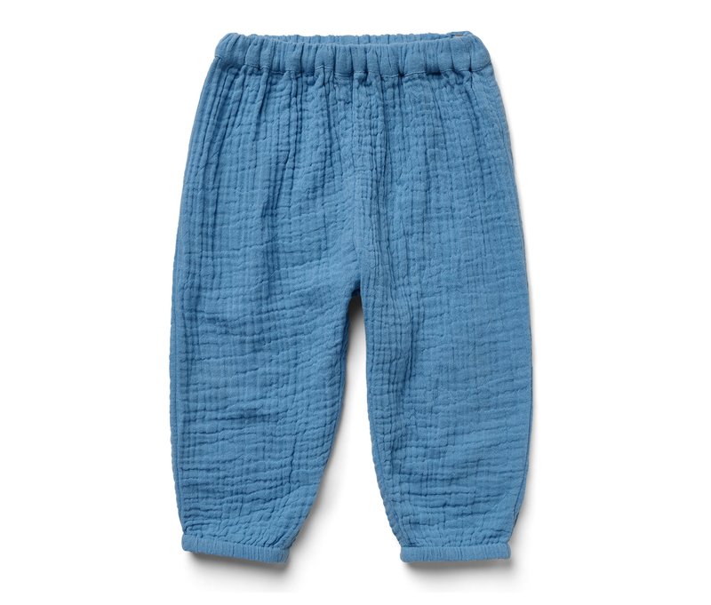 Tchibo - Baby-Musselin-Schlupfhose - Baby - Gr. 98/104 - blau