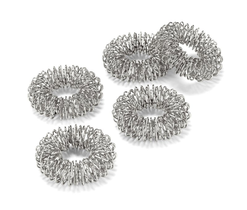 Tchibo - Finger-Massageringe - silber