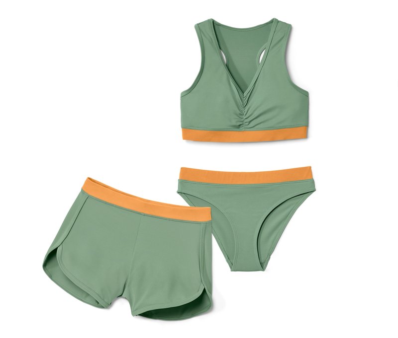 Tchibo - Kinder-Bikini-Set - Gr. 146/152 - orange