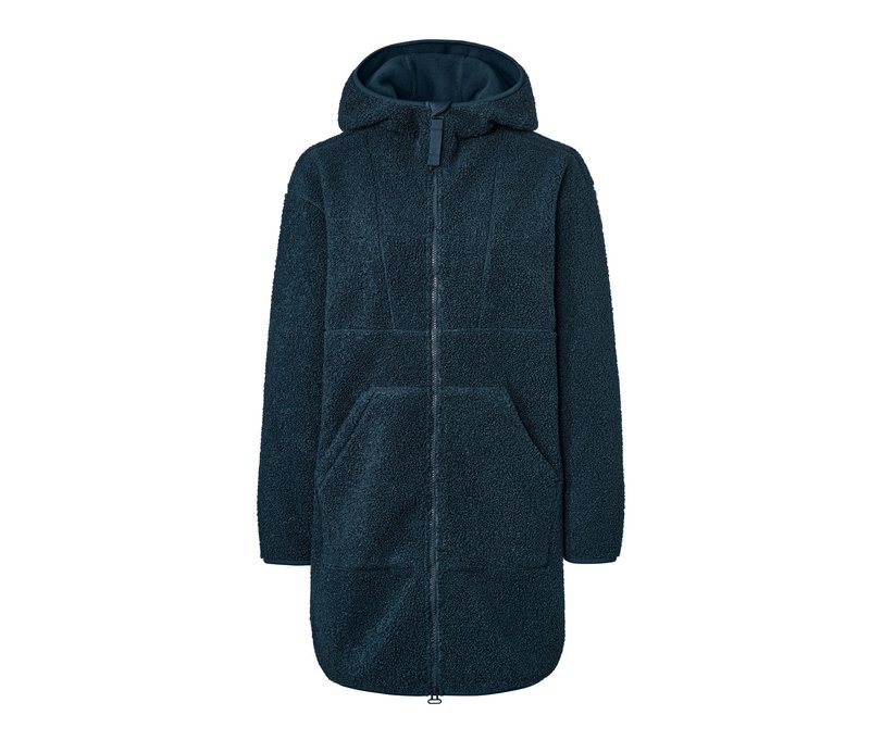 Tchibo - Oversized Teddy-Mantel - Damen - Gr. XS - dunkelblau