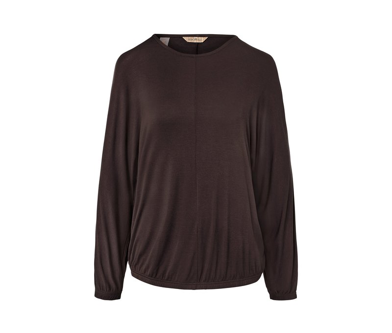Tchibo - Fledermausshirt - Damen - Gr. XL - dunkelbraun