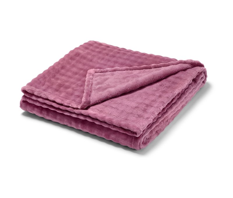 Tchibo - Kuscheldecke - rosé