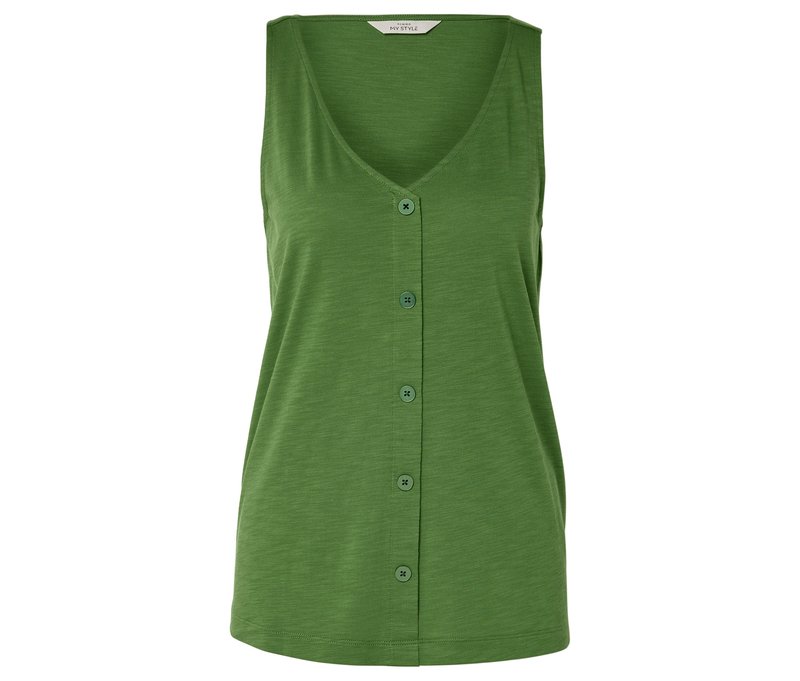 Tchibo - Top aus Modalmix - Damen - Gr. M - grün