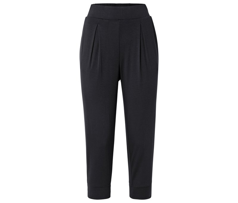 Tchibo - 3/4-Jerseyhose - Damen - Gr. M - schwarz