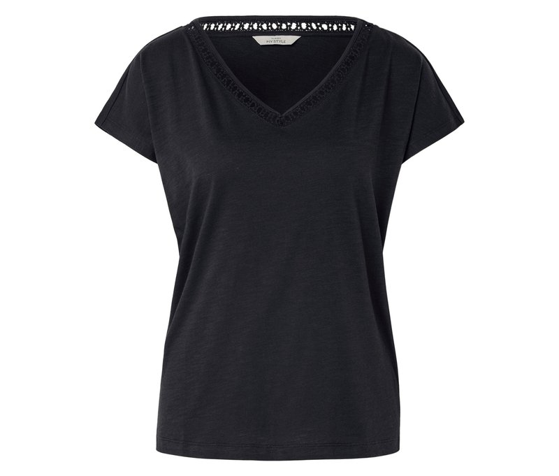 Tchibo - Shirt aus Modalmix - Damen - Gr. XL - schwarz