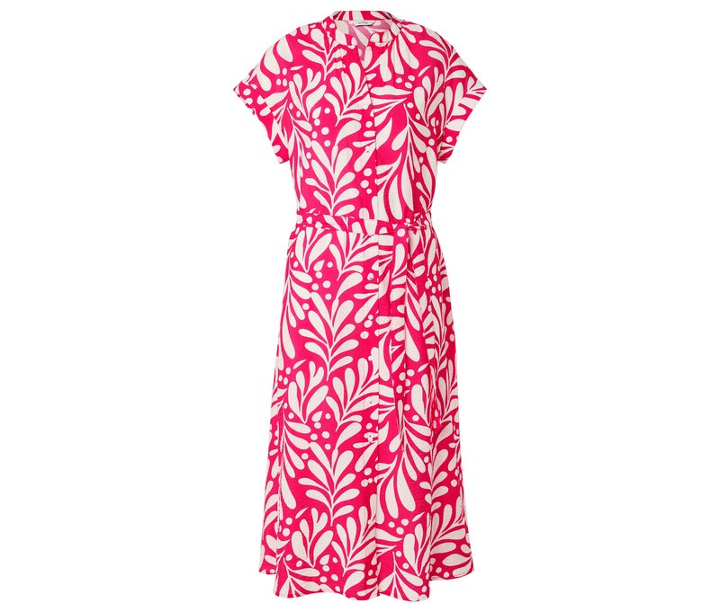 Tchibo - Bedrucktes Webkleid - Damen - Gr. 40 - creme/print