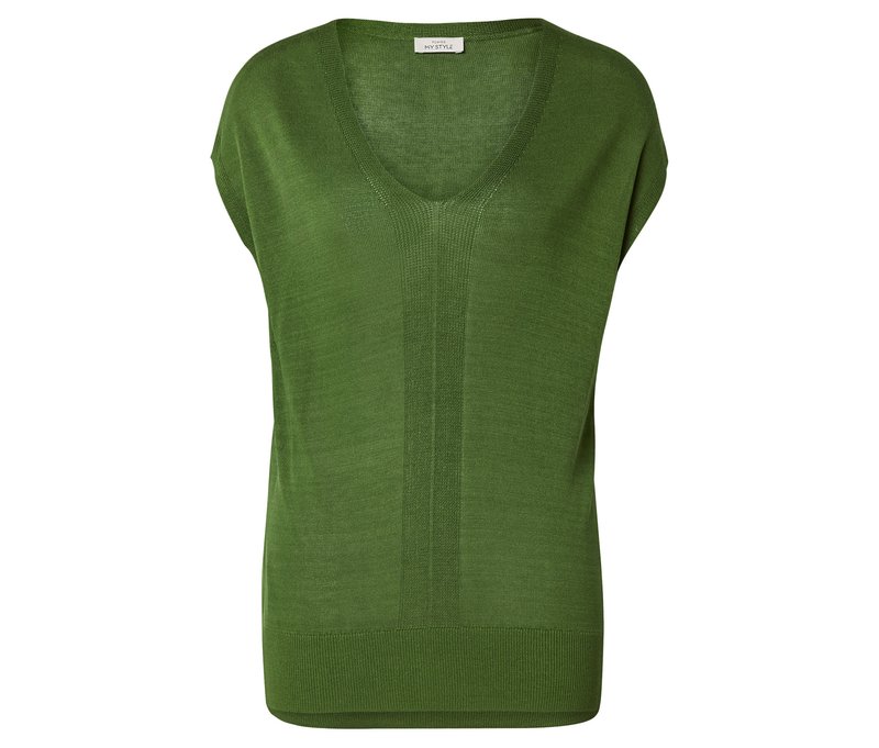 Tchibo - Leichtes Strickshirt - Damen - Gr. S - grün